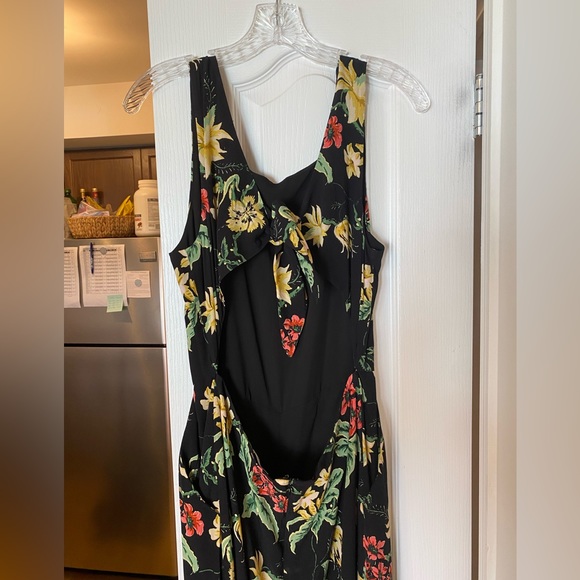 Backless floral jumpsuit - Picture 5 of 7